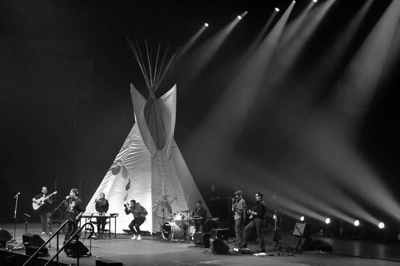 Concert showcasing local Aboriginal talent, Atlantic National Event, Halifax, 2011.
