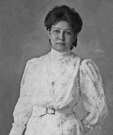 Miss Cornelius, an Oneida woman, taught at the Regina, Saskatchewan, school in the early twentieth century. Saskatchewan Archives Board, R-B992.